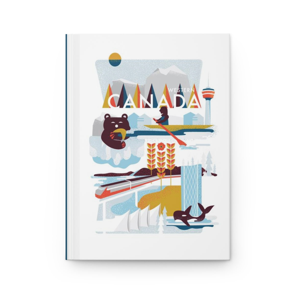 Western Canada Matte Hardcover Journal