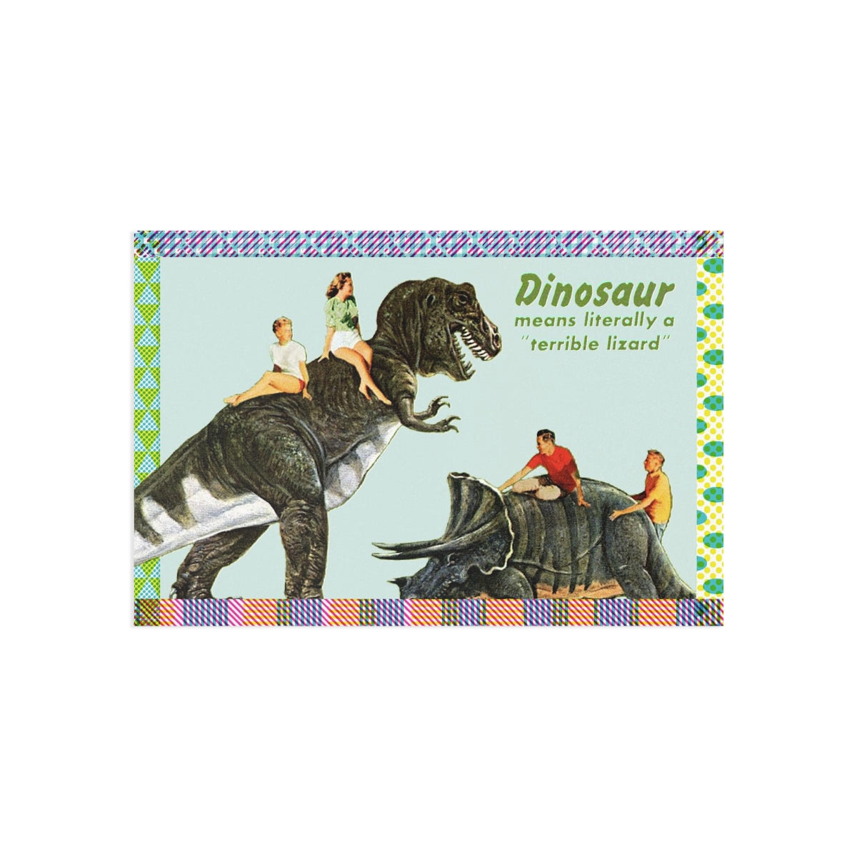 Dinosaur Giclée Postcard